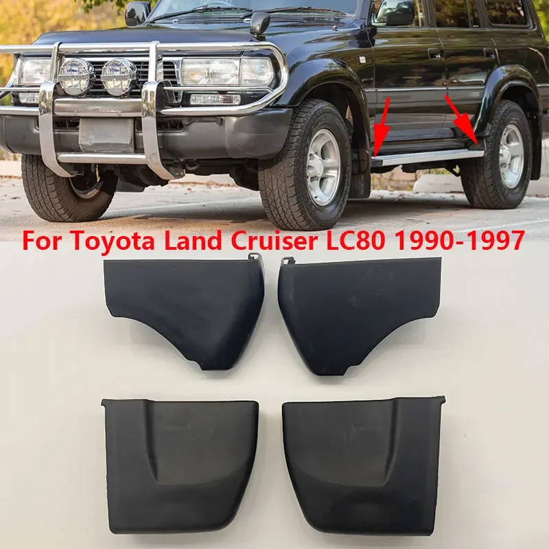 

Для Toyota Land Cruiser LC80 1990-1997 наружная Боковая дверь ступенчатая пластина педаль Защитная крышка