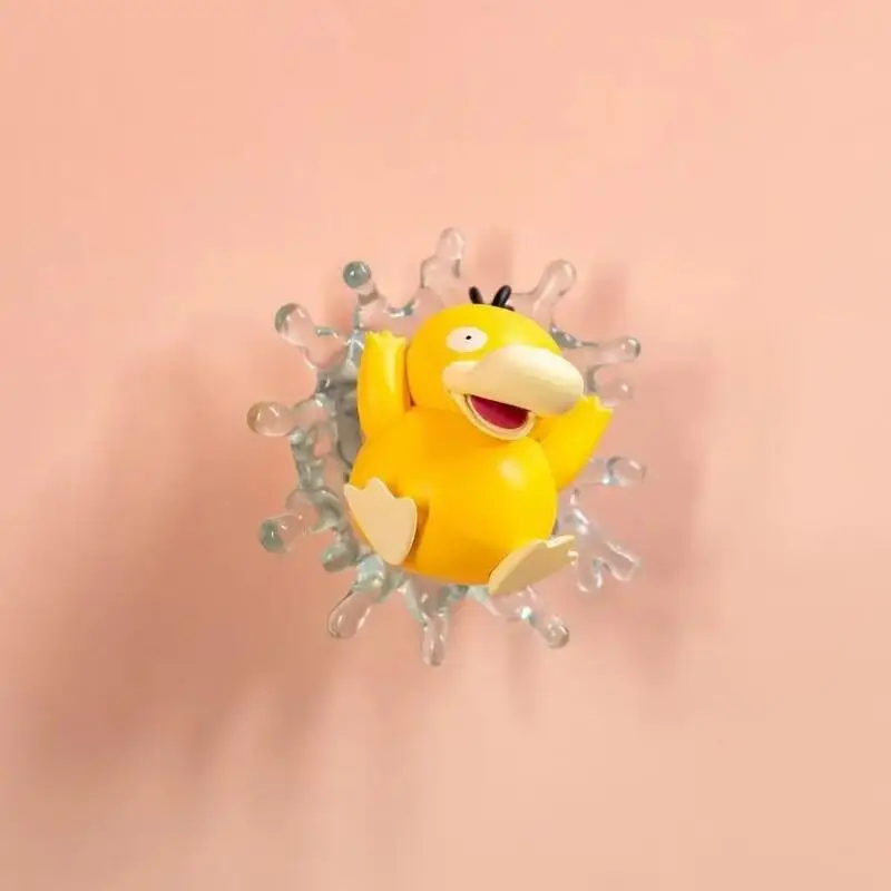 Disney Pokemon Pikachu Psyduck Gengar Creativity Three-Dimensional Refrigerator Magnet Ornament Anime Peripherals Boy Girl Gift