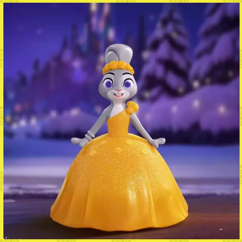 Authentic Zootopia 2 New Journey Series Judy Nick Evening Dress Animal Collectible Trending Mystery Child Top Action Figure Toys