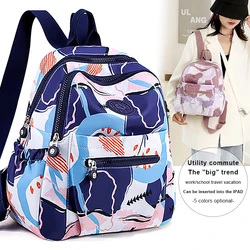 2023 New Nylon Cloth Ladies Backpack Fresh And Sweet Oxford Cloth Rucksack Fashion Casual Backpack Light Travel School Bag