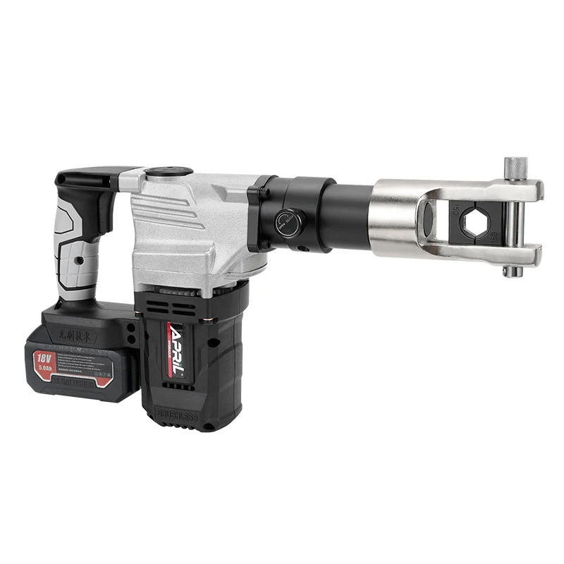 BKM-300 Portable Powered 10-300mm2 Cable Clamping Tool Hydraulic Battery Wire Terminal Connect Tool