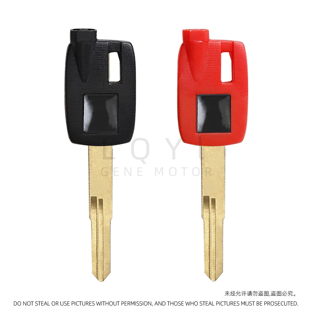 3 llaves en blanco para motocicleta, llaves de repuesto sin cortar para Suzuki, cerradura antirrobo magnética AN200 AN250 AN400 AN650 GEMMA AN 125 250 400 650
