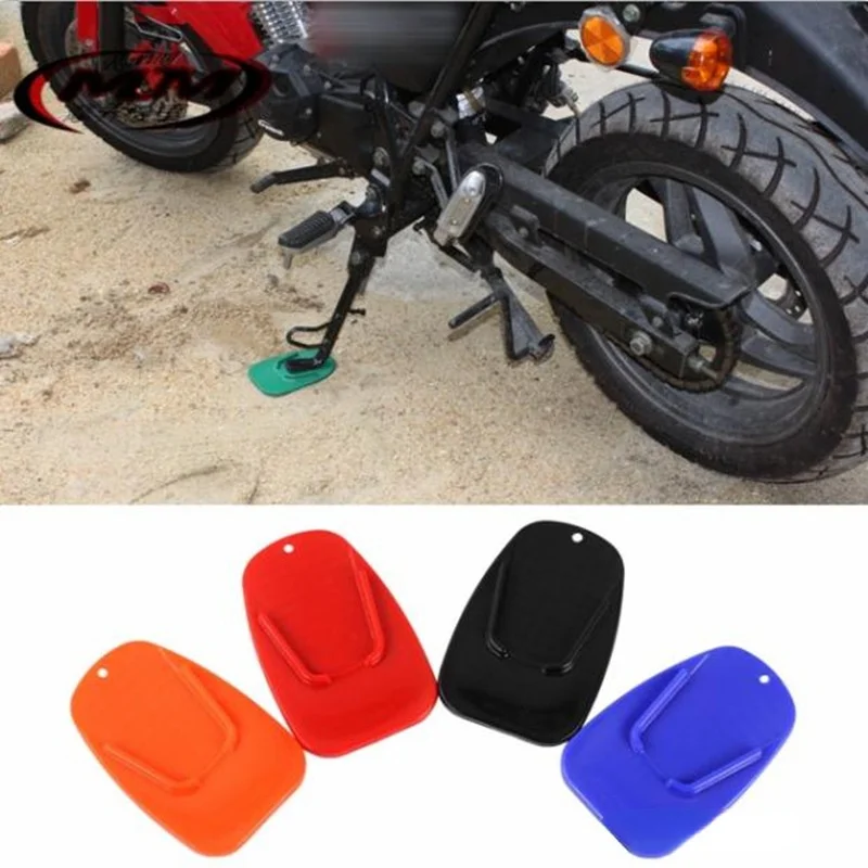 Universal Motorcycle Stands Kickstand Headlift Stand Motorcycle Monopod support plate pad side support big foot anti-skid plate