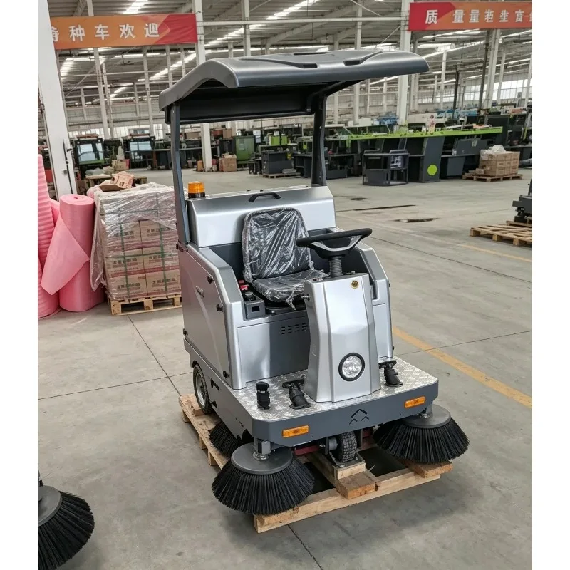 Road Sweeper Truck Electric Floor Street Sweepering Cleaner Outdoor Floor Sweeper Industrial Ride on Warehouse Sweeper Machine
