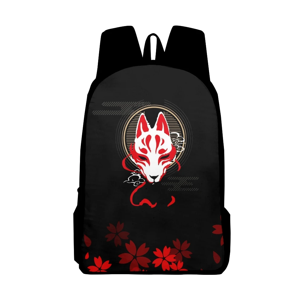 

Anime Flower Fox 3D Print School Backpack for Teenagers Boys Girls Kids Bookbag Children Middle Student School Bag 16 Inches