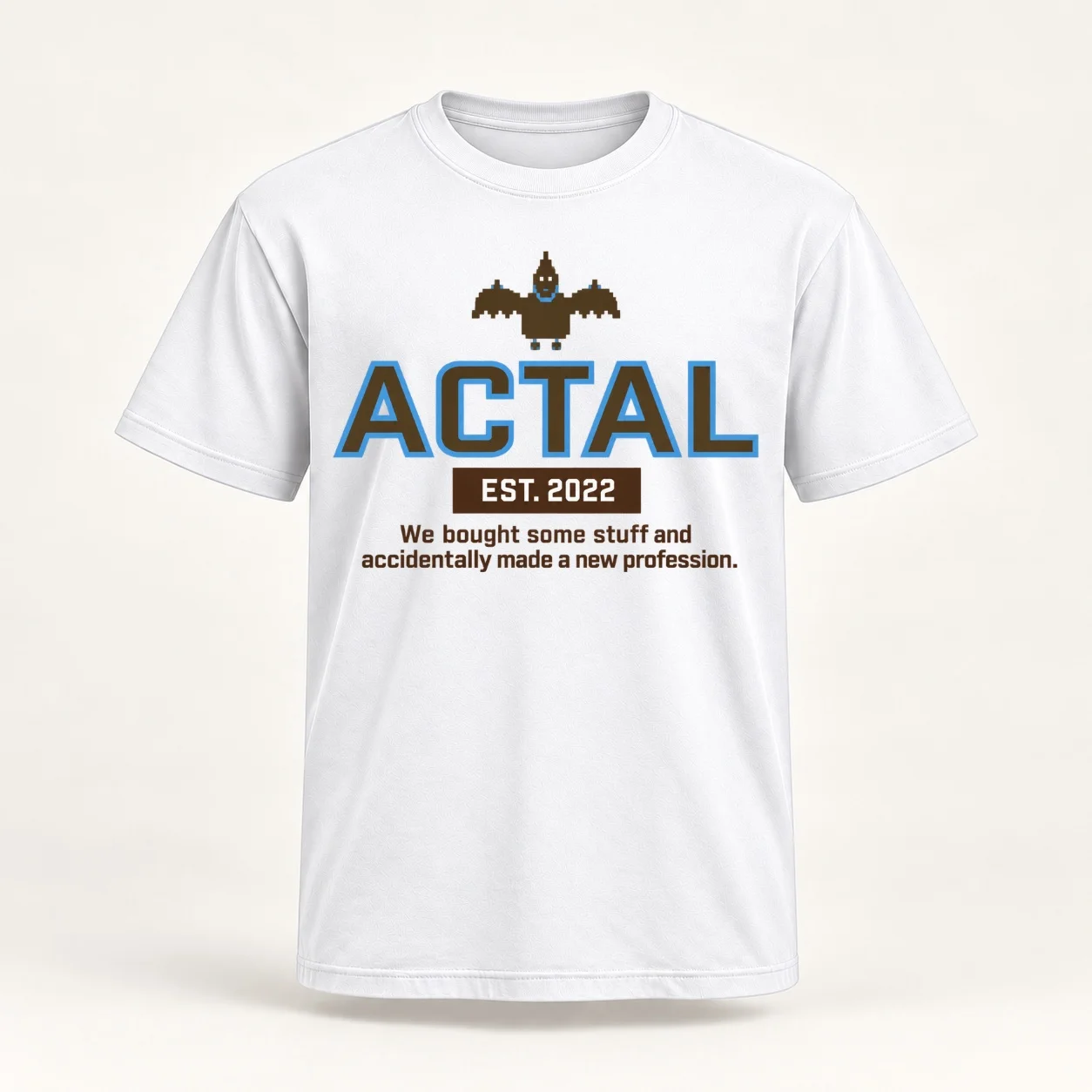 ACTAL Established Classic T-Shirt man t shirt graphic essential t shirt man t shirts high quality luxury brand T-Shirt