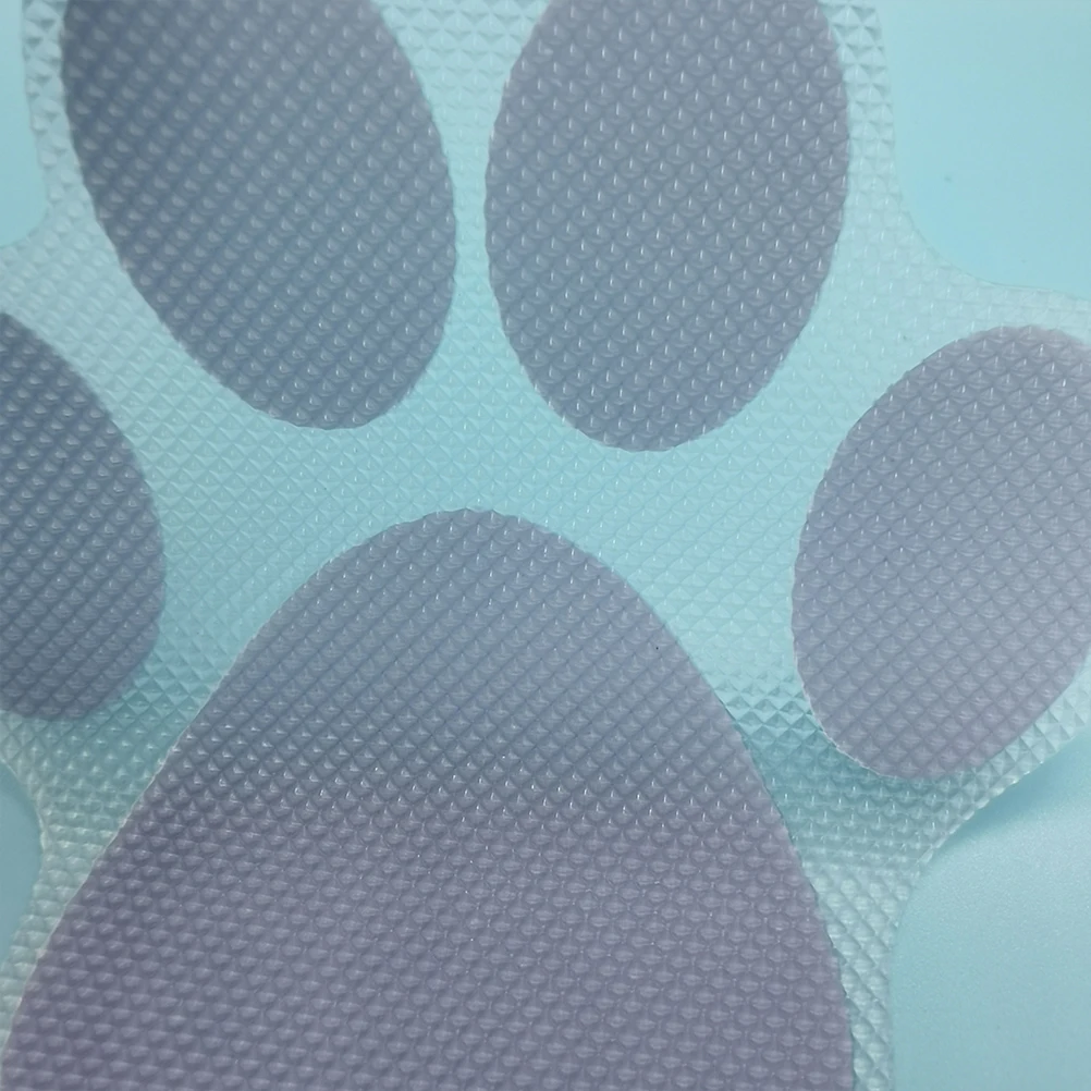 

4pcs Grey Cartoon Bathroom Stickers Anti-Slip Tub Decals For Bathtub Floor Kids Safe Bath Time Use Home Decor