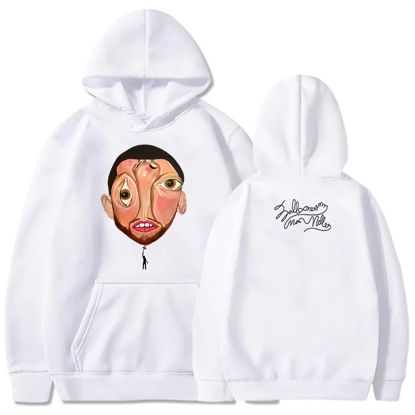 

MaccMiller Balloonerism Album 2025 Printing Hoodies Men Hip Hop Unisex Streetwear New Fashion Pullovers Graphic Print Sweatshirt