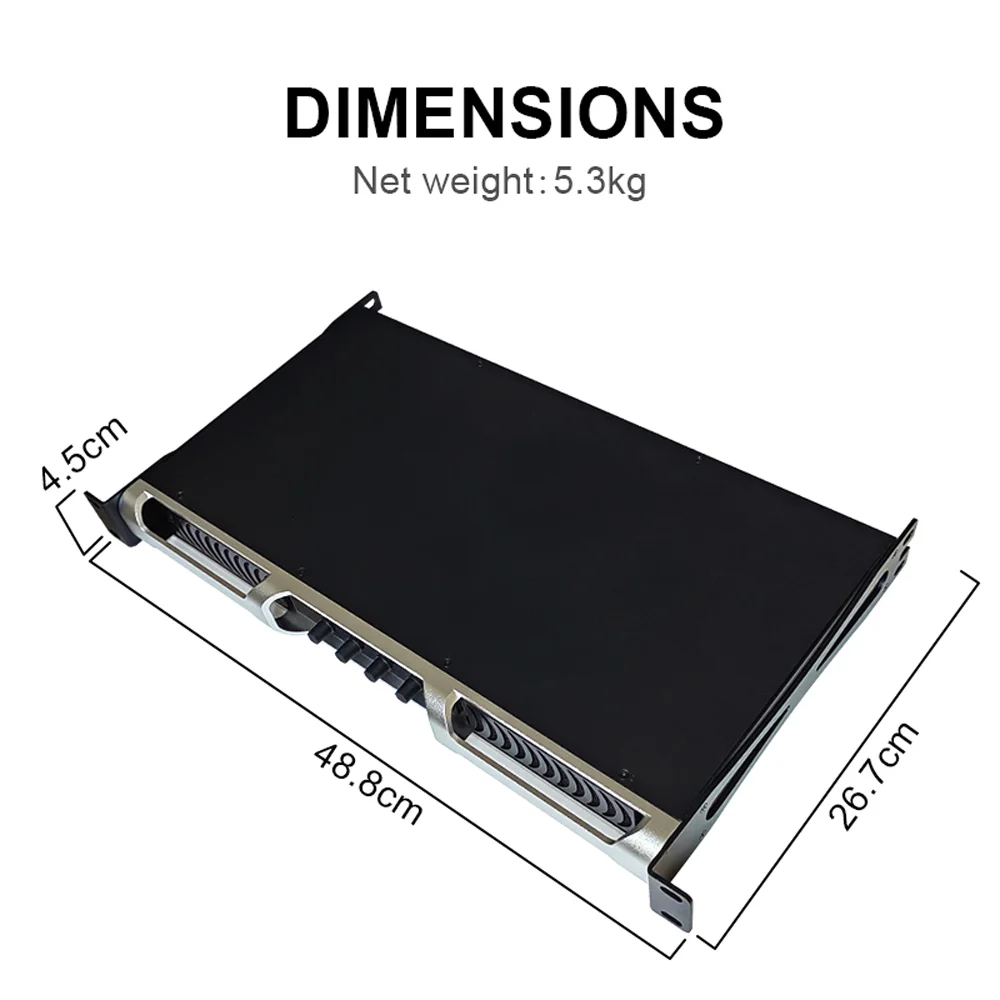 ShennDare PFA6K4pro Профессиональный 2 Ом Стабильный цифровой усилитель мощности 4x800 Вт Линейный массив Полнодиапазонный усилитель для динамиков Сценическое исполнение 4-канальный аудио DJ Сабвуфер Предусилитель