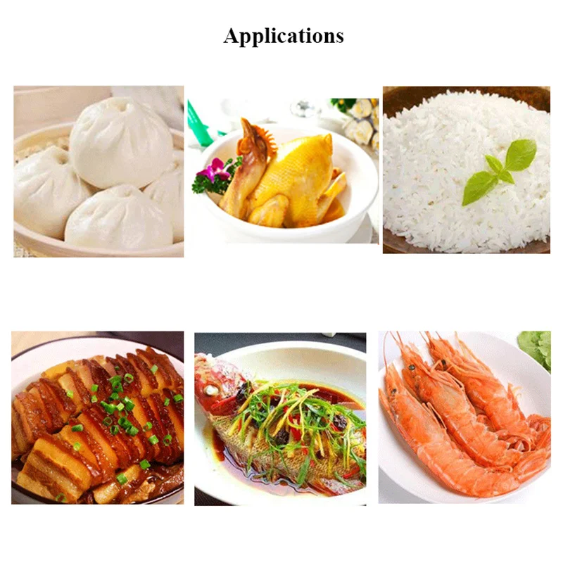 Commercial 6-Plate Rice Steamer Rice Cooker Industrial Food Steamer Cooking Cabinet Food Dumpling Meat Rice Steamer Cabinet