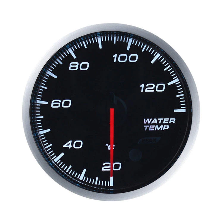 

2.5 "60mm Automotive Gauge 7-Color Water Temperature Gauge