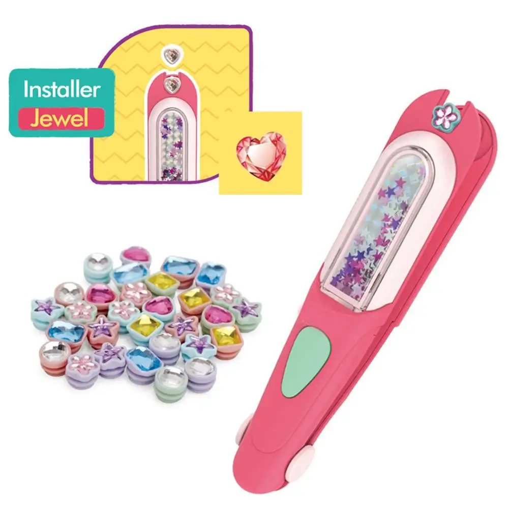 Automatische Haar Braid Kits Werkzeug Mädchen Haar Twist Maschine Haar Edelstein Stamper Kit DIY Spielen Spielzeug Kind Kopfbedeckungen Haar Zubehör Geschenk