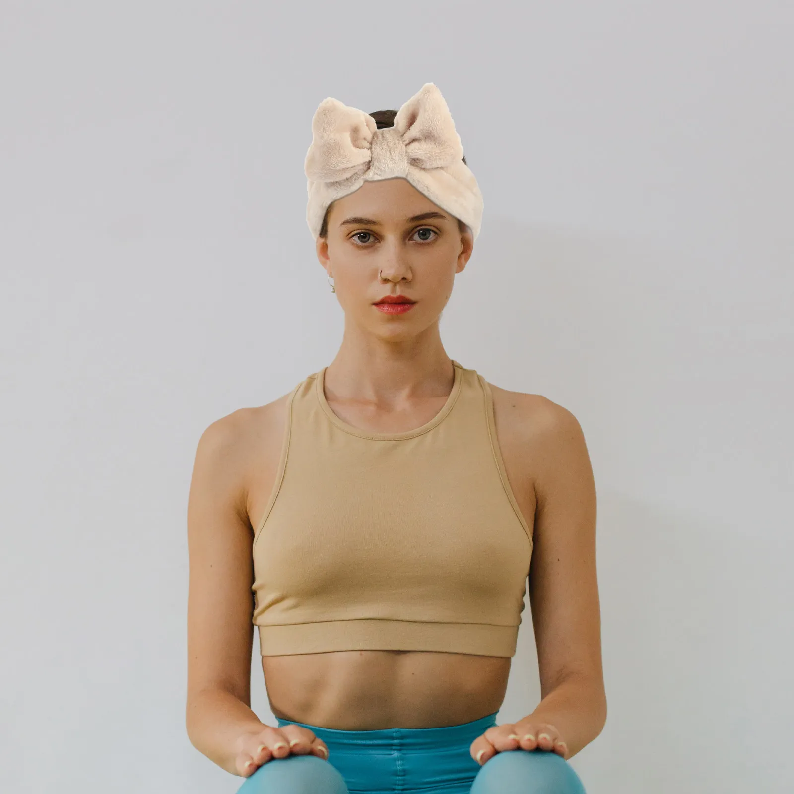 

6Pcs Soft Elastic Face Wash Headbands Makeup Headband Spa Hair Band Coral Fleece Skincare Headbands for Women Girls