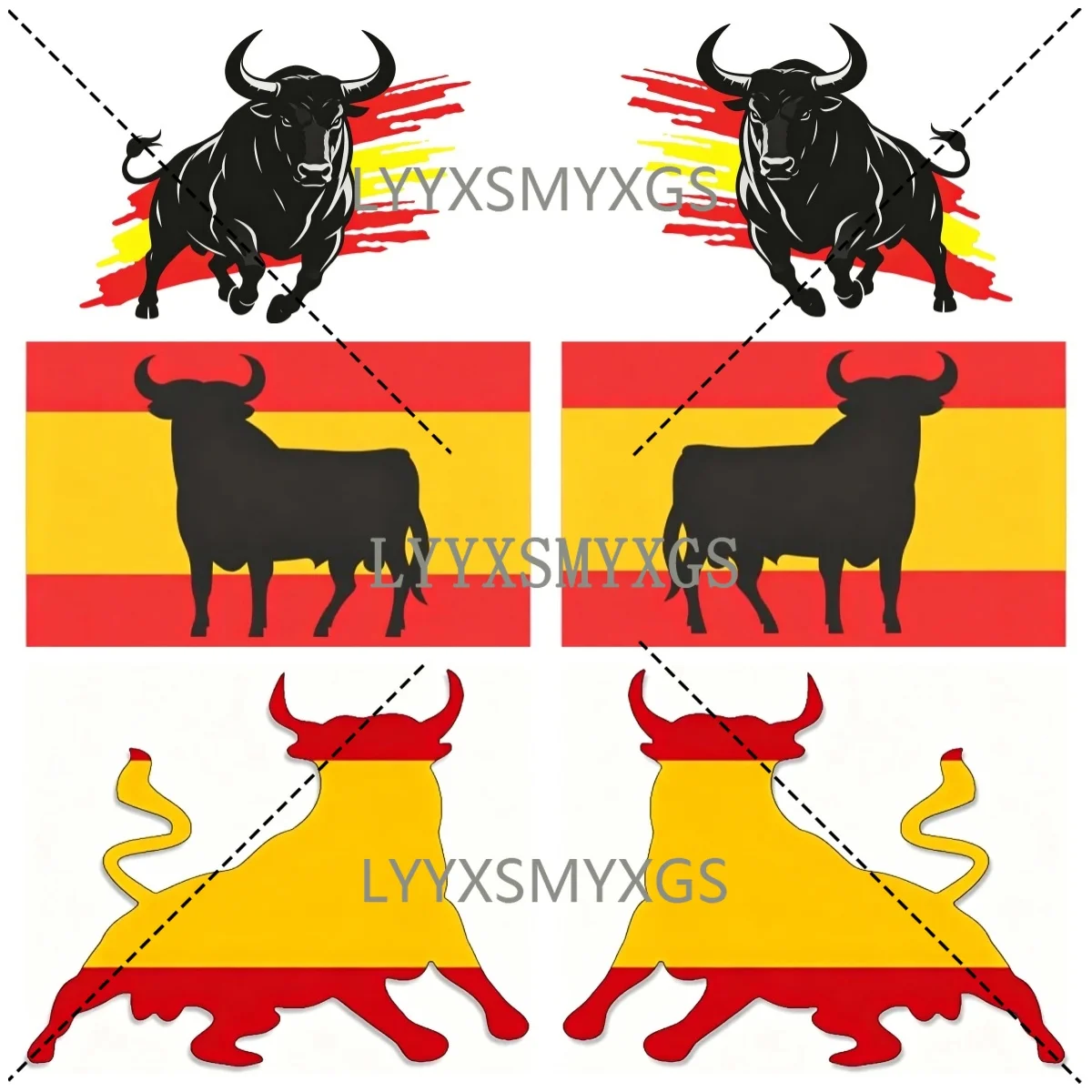 Personality and Creativity Taureau Espagnol Car Stickers Waterproof Sunscreen Vinyl Decal PVC Wholesale Car Decoration