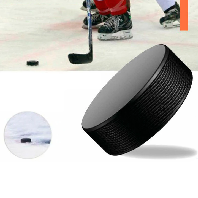 Ice Hockey Pucks Professional Rubber Solid Hockey Balls Portable Hockey Training Supplies Sports Equipment Indoor Outdoor Game