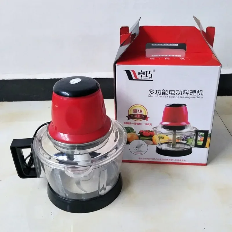 3L Powerful Meat Grinder Spice Garlic Vegetable Chopper - Automatic Mincing Machine & Food Processor