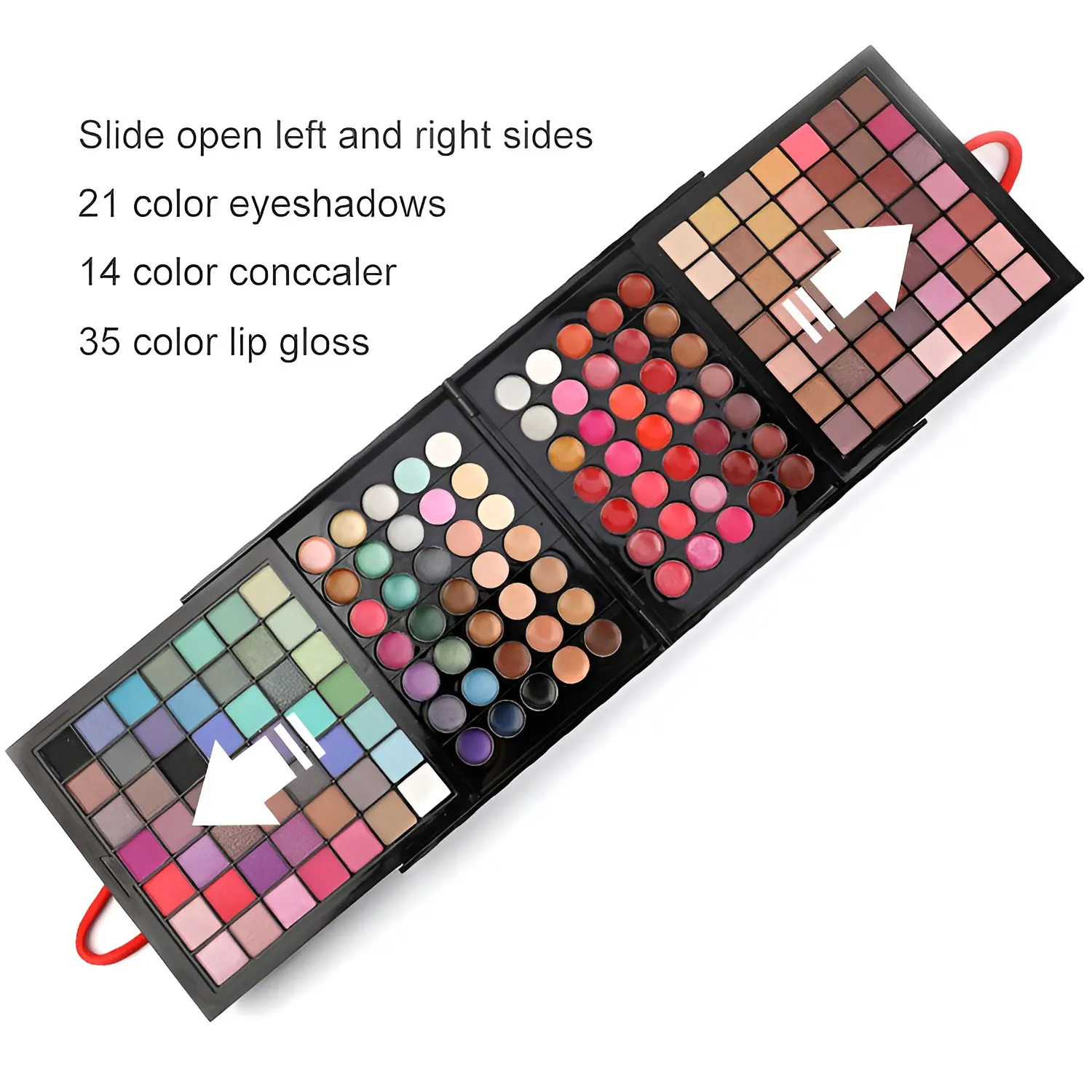 Kit de maquillage complet 177 couleurs pour femmes, ensemble de maquillage tout-en-un avec brosse, fard à paupières, brillant à lèvres, correcteur, Blush, poudre pressée, cosmétique
