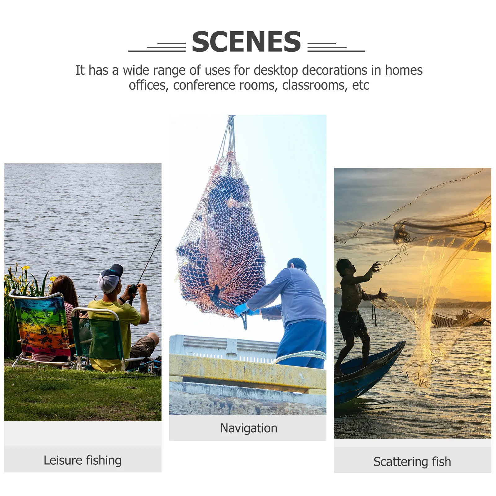 

2Pcs Portable Wear-Resist Nylon Fishing Net Bags Drawstring Fish Storage Nets Lightweight Quick-Drying Fish Nets for Fishing