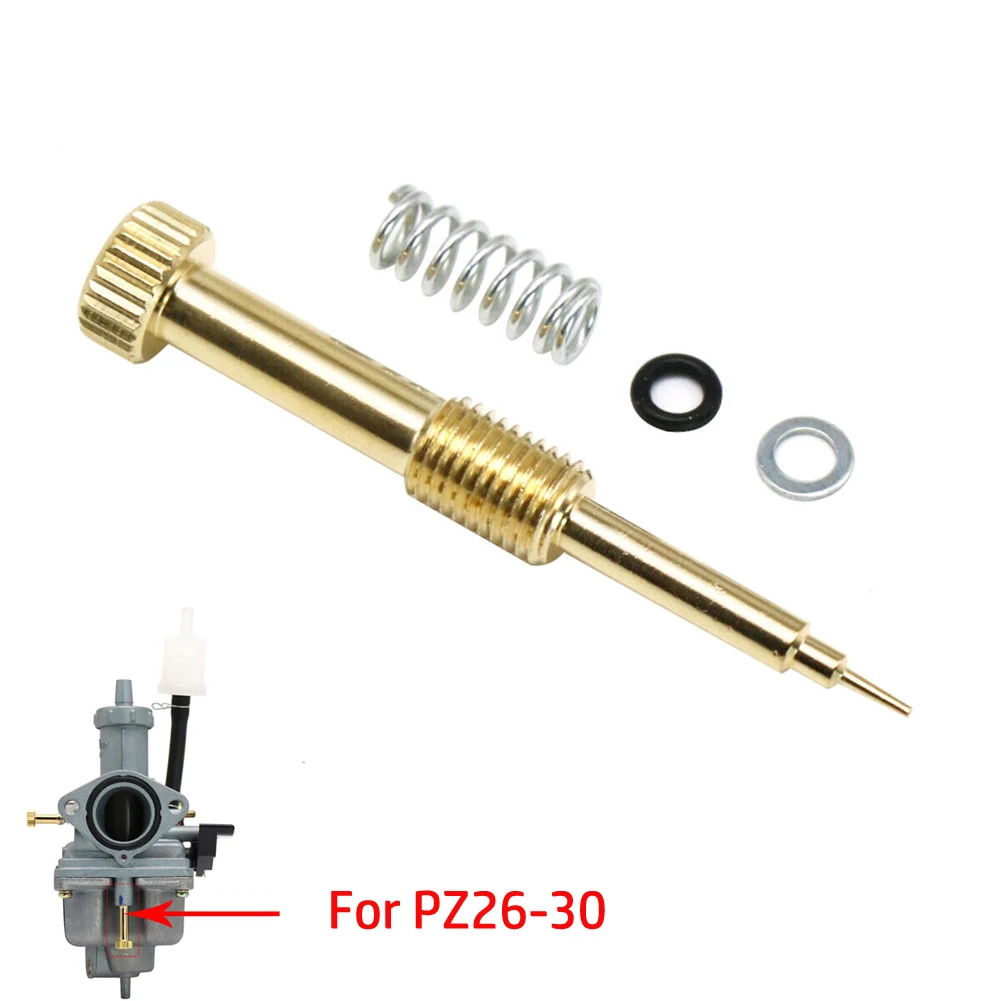 Motorcycle Carburetor Air Fuel Ratio Adjustment Screw For PZ26 PZ27 PZ30 Mixing Screw Idle Mixture Fuel Ratio Screw Motor