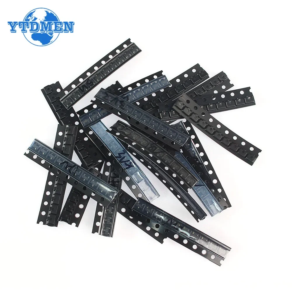 200PCS SMD Transistor Kit SOT-23 3V 3.9V 4.7V 5.1V 10V 12V 15V 16V 18V 20V 22V 24V 27V 30V 33V Voltage Regulator Transistors Se