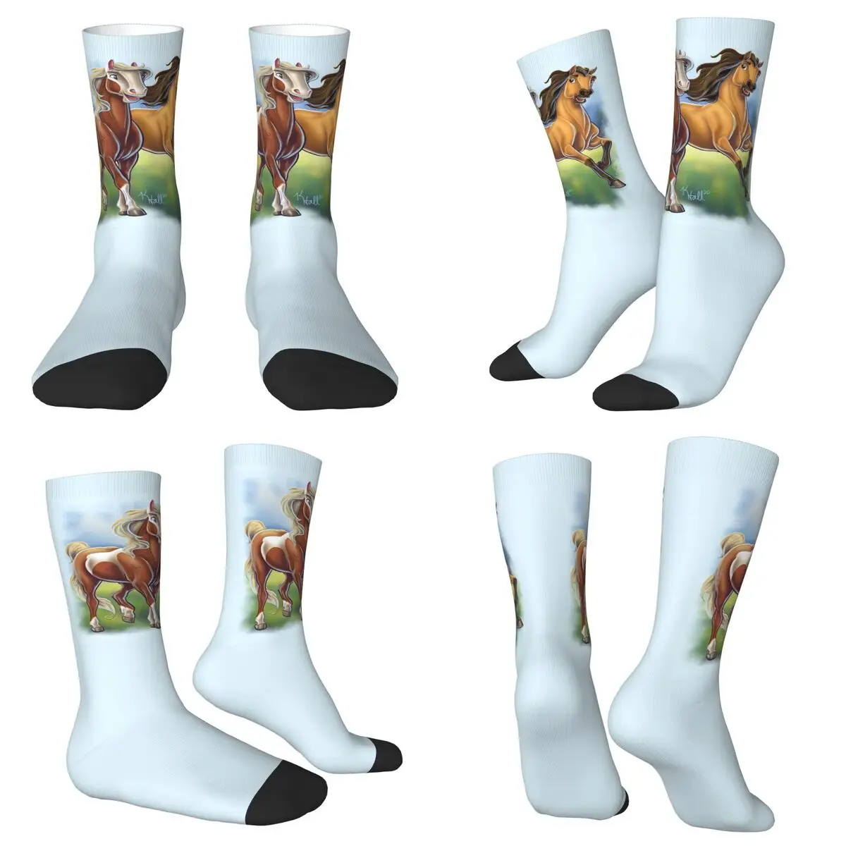 スピリットアンドレインソックス原宿スーパーソフトストッキングオールシーズンロングソックスアクセサリーユニセックスクリスマスギフト用