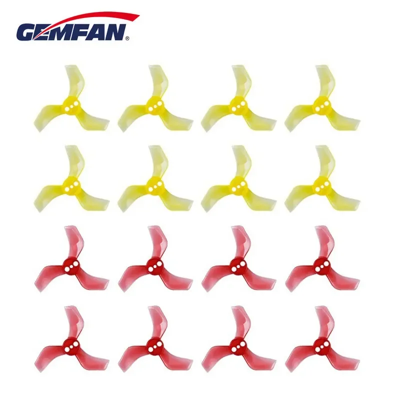 

12Pairs(12CW+12CCW) Gemfan 1635 1.6X3.5X3 40mm 3-Blade PC Propeller 1mm 1.5mm for RC FPV Freestyle Tinywhoop Drones DIY Parts