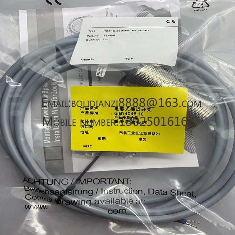 

Authentic NBB15-30GKK-WS NBB15-30GKK-WO 100% original sensor brand new in stock