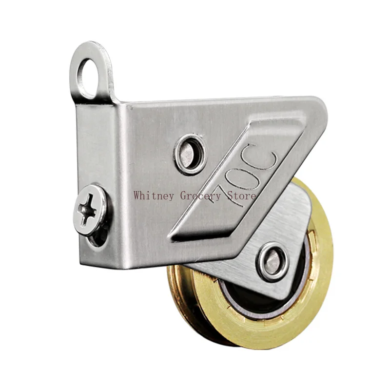 2Pcs Sliding Door Roller Window Track Roller Aluminum Alloy Window Pulley Shower Door Wheels Cabinet Pulleys Furniture Hardware