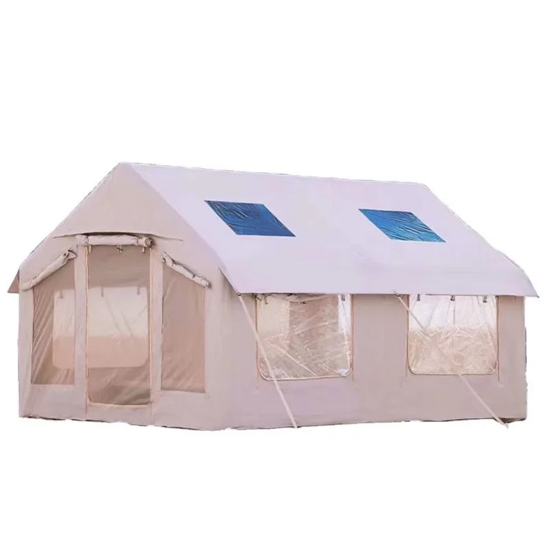 

Newest Design Large Inflatable Waterproof Portable Four-season Double Layer Tent with Quick Setup for Outdoor Camping