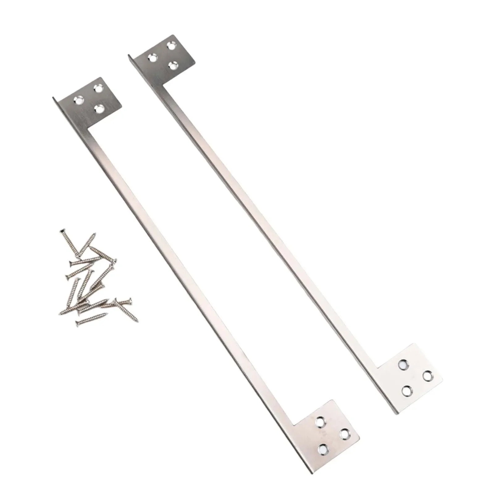 Striker Plates Striker Platest Striker Plates Forced Entry Metal Outswing Doors PCS Residential Seamless Silver