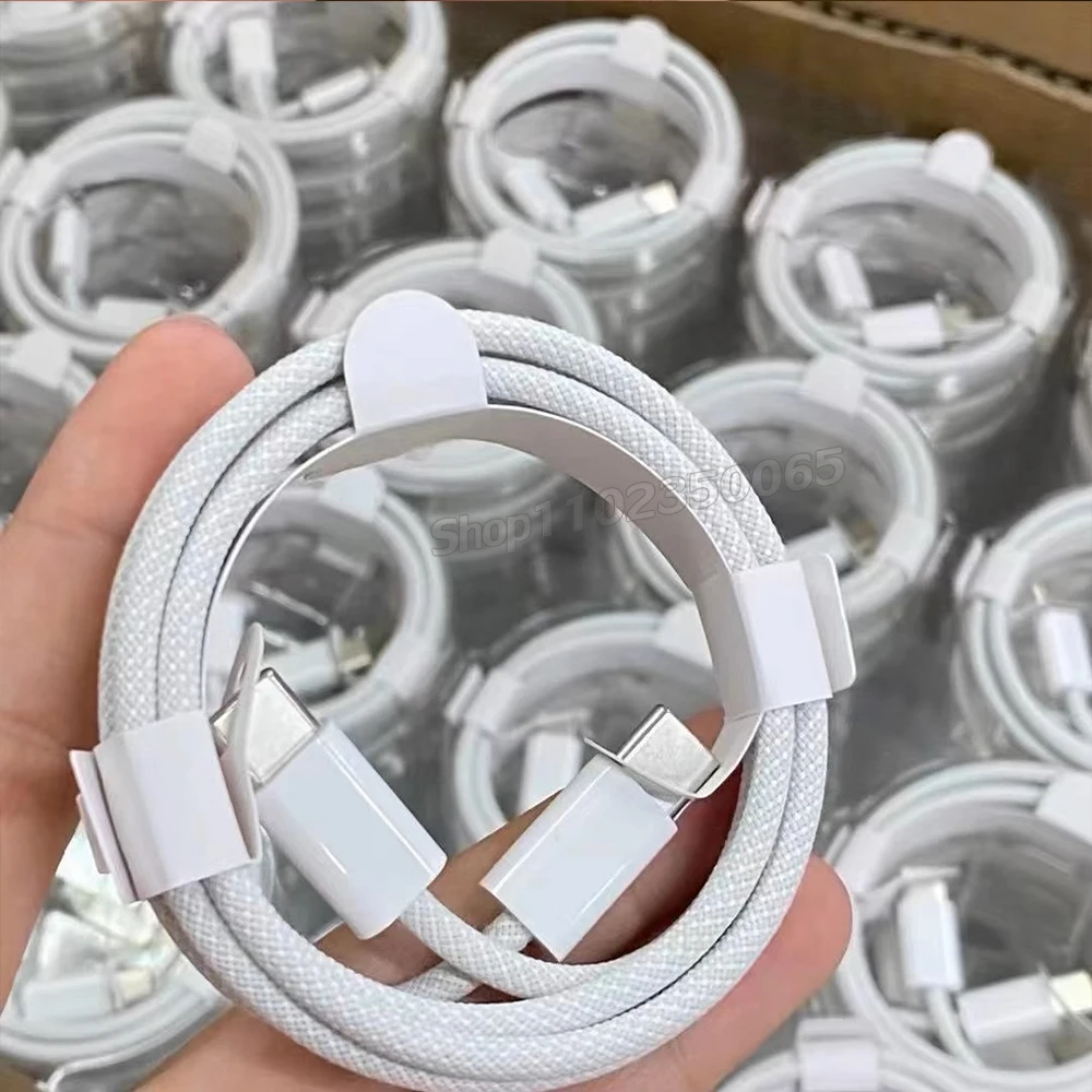 

10pcs 60W PD Fast Charging Cables Type -C to Type-C Data Line For iP 16 15 14 ipad Macbook iWatch USB To C Charger Data Cables