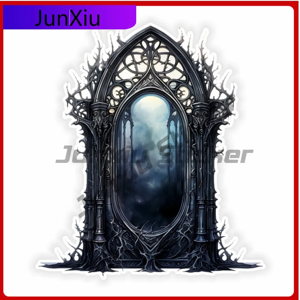 

Gothic Mirror Sticker Waterproof Vinyl Custom Vehicle Decals Adventure Motorcycle Stickers Exterior Mirror Sticker Waterproof