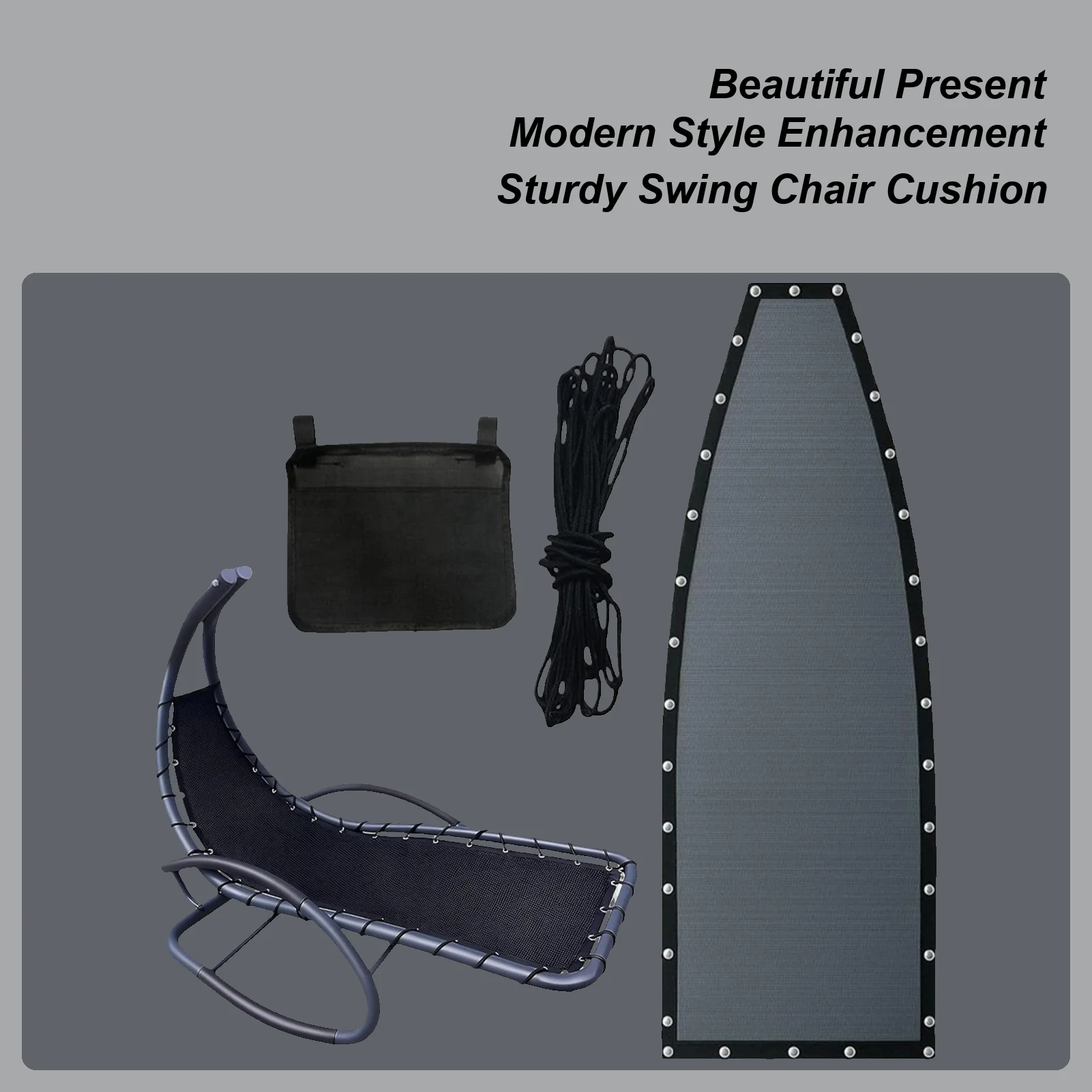 

Swing Chair Replacement Cloth Garden Swing Chair Seat Cover Comfortable Seat Replacement Pad for Balcony Indoor Corner Outdoor