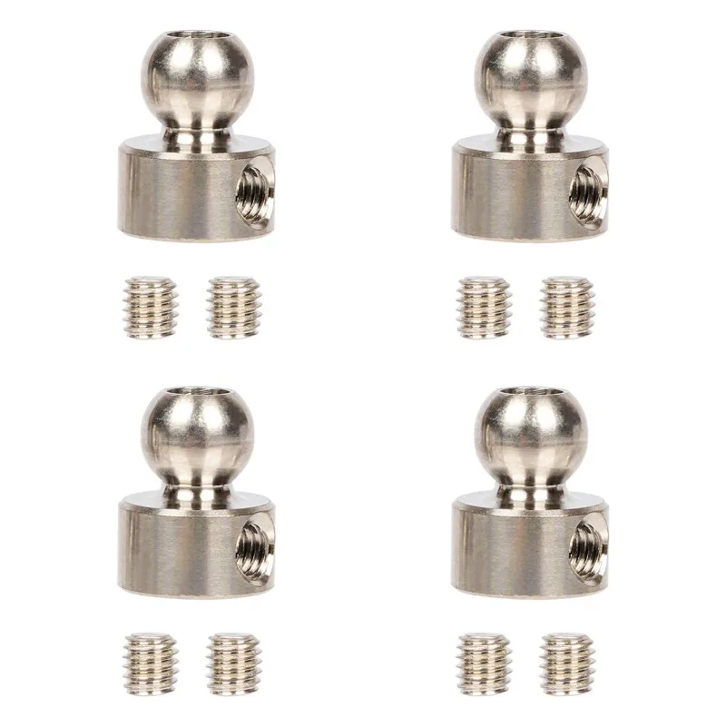 

Универсальные шаровые шарниры стабилизатора для 1/7 Mojave и 1/8 KRATON/OUTCAST/TYPHON - титановый сплав TC4, замена штатных нейлоновых деталей, запчасти для тюнинга радиоуправляемых моделей