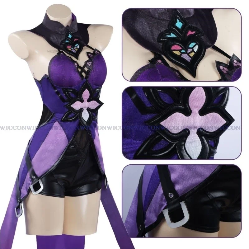 Zwarte Zwaan Anime Game Honkai Star Rail Cosplay Kostuum Uniform Kleding Cosplay Set Een Mysterieuze En Elegante Augur Cosplay Vrouw