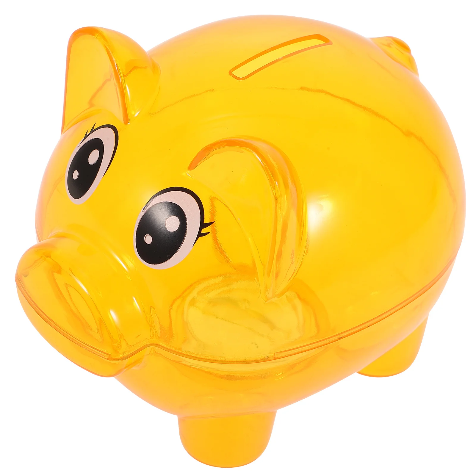 2 قطعة حصالة شفافة على شكل حيوان شفاف للأطفال، جرة توفير على شكل خنزير، هدية عيد ميلاد مثالية للأطفال، صندوق أموال للفتيات