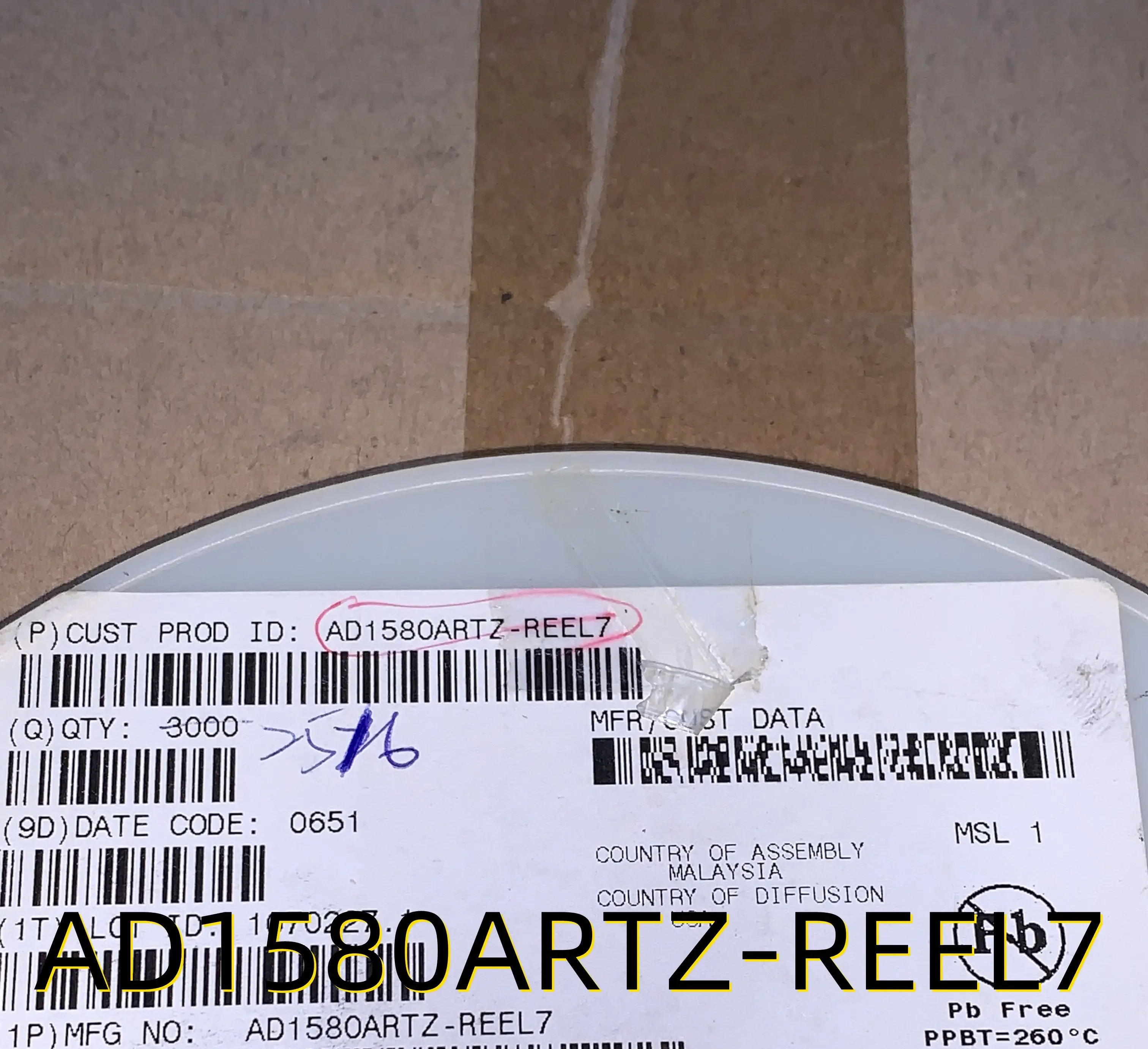 

10pcs AD1580ARTZ-REEL7