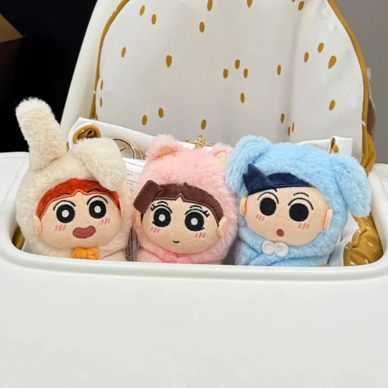 جديد تلوين شين تشان أفخم قلادة كيس النوم الطفل سلسلة الدمى لطيف أنيمي صندوق أعمى الفتيات مهرجان هدية ظهره الديكور