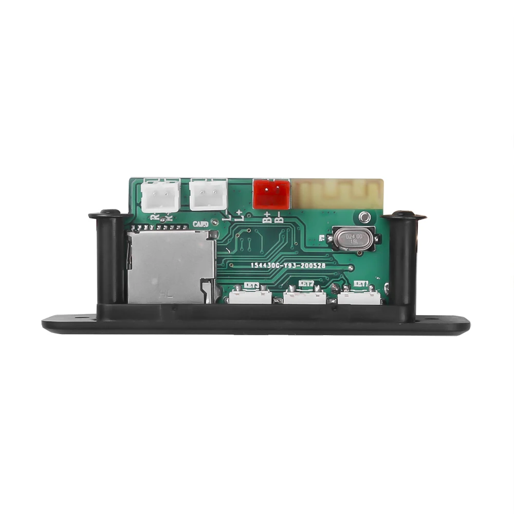 لوحة فك تشفير مكبر صوت للسيارة ، بنمط التركيب الذاتي ، MP3 ، WMA ، WAV ، FLAC ، APE ، 3 واط ، بلوتوث 5.0 ، تيار مستمر ، 5 فولت ، راديو FM ، وحدة TF ، تسجيل المكالمات