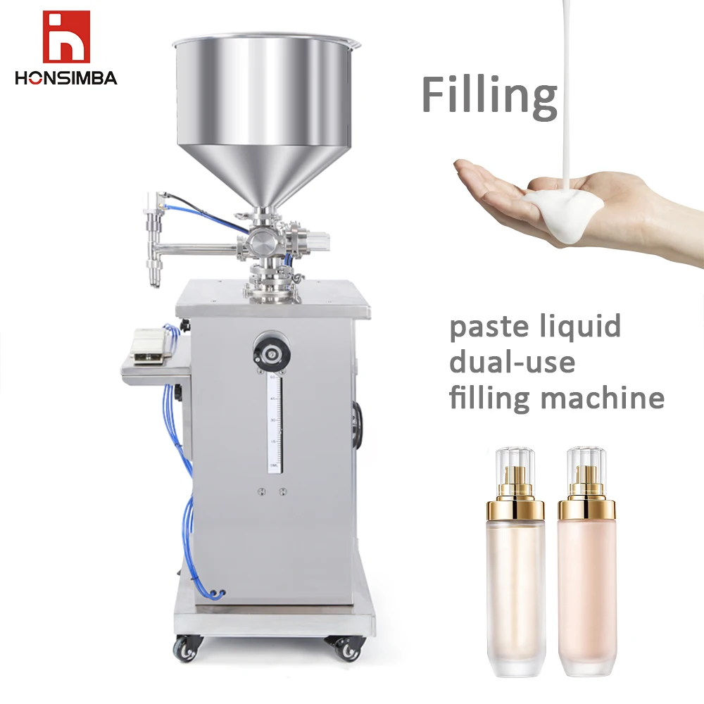 

semi automatic cream bottle liquid filling machine,small industry machine liquid dual-purpose 500ml filling machine