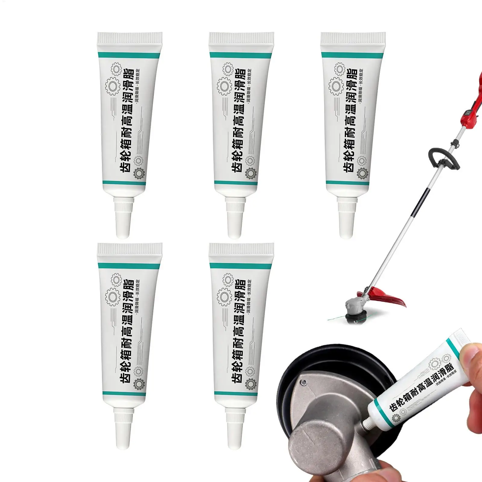 5Pcs Heavy Duty Axle Grease, Long-Lasting Rust-Proof Lubricant for Trailer Ball, Car Truck Boat, Garage Gate Door Wheel Care