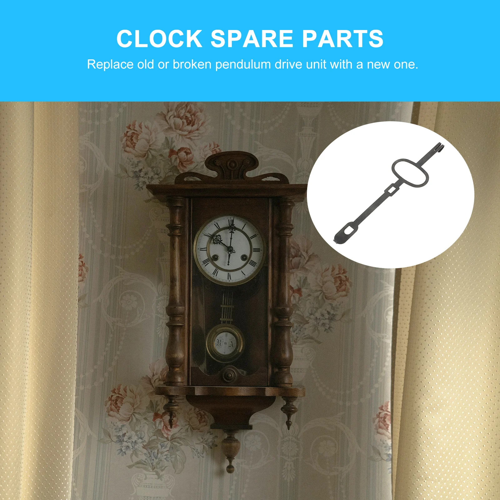 

Vintage Clock Pendulum Precision Accessories Grandfather Wall Clock Repair Maintenance Wear-Resistant Easy