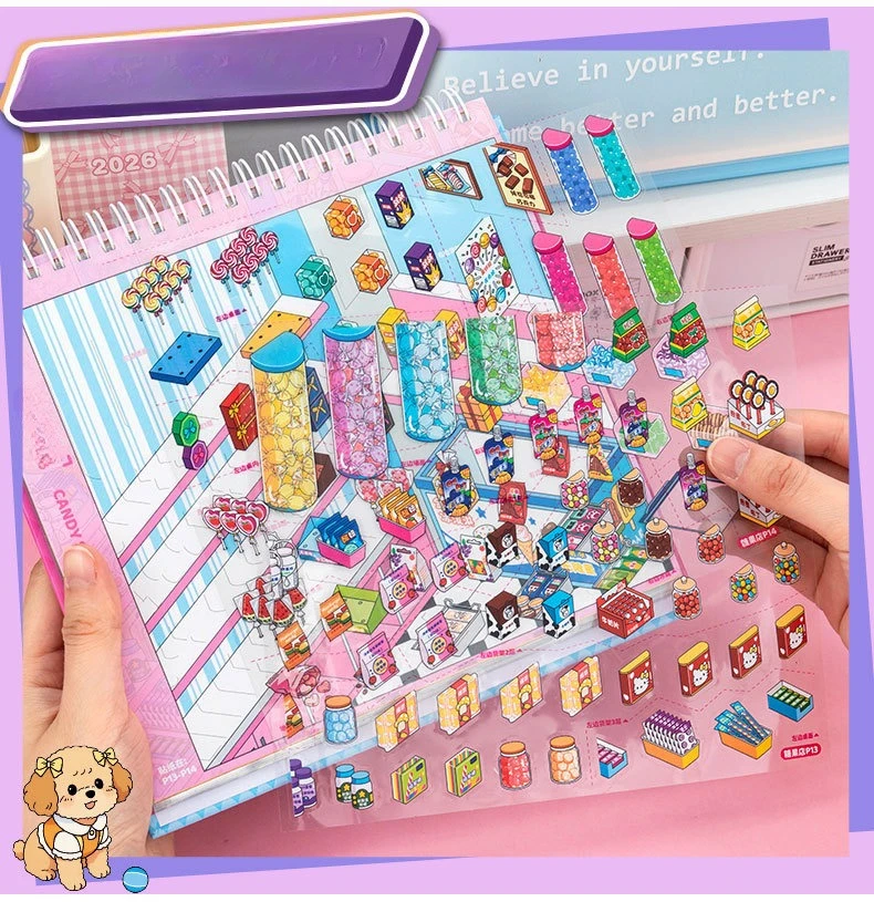30pcs Super Stocker 9.0 Mini Scene Collection Book Large Stress Relief Stock Management Theme Sorting Journal DIY Supplies