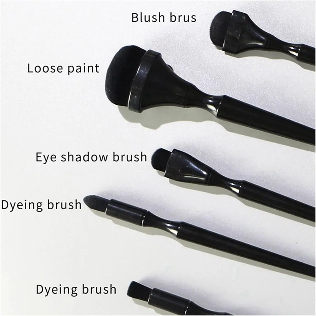 ABUA  Blending Brushes - 5 Piece Pack, Charcoal Sketchh Instruments, Artist Pastel Mixer with Tips