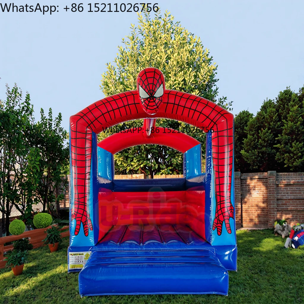 

Hero Spider Kids Inflatable Bouncer Combo PVC Bouncy Castle with Blower for Outdoor Parties and Family Gatherings