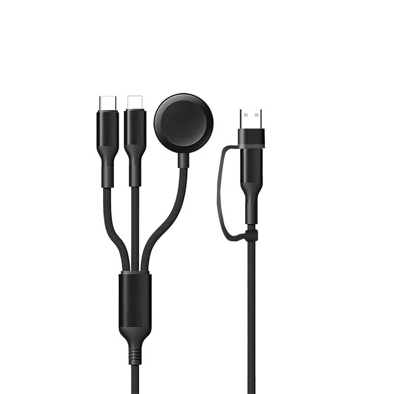 Kabel USB Bonola 3 w 1 do szybkiego ładowania z portem Type C do iPhone 17/16/15/14/13 Pro Max, kabel do ładowania zegarka, kabel do ładowania Apple Watch — zdjęcie produktu 5