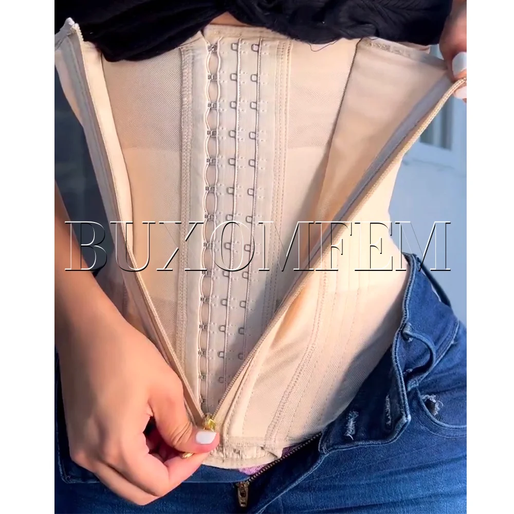 Fat Burning Shapewear for Women Highly Compressed Tummy Belt Waist Trimmer Postpartum High Quality Adjustable Fajas Colombianas