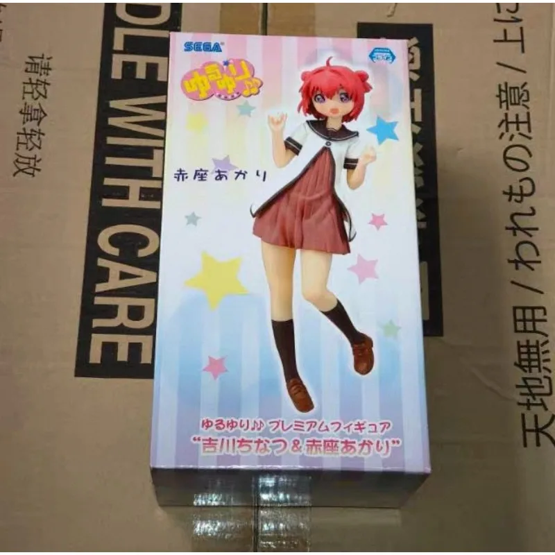 Figura de acción de anime Akaza Akari Yoshikawa Chinatsu, adorable modelo de figura de anime, adornos, juguetes en caja