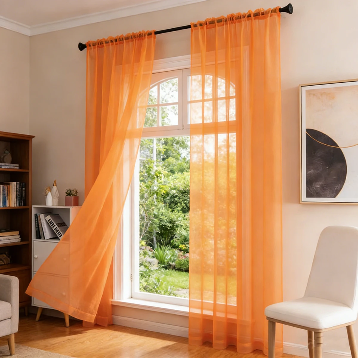 Trattamento finestra romantico All-match matrimonio soffitto tende morbido Multi colore tende tende per soggiorno Tulle A184-40