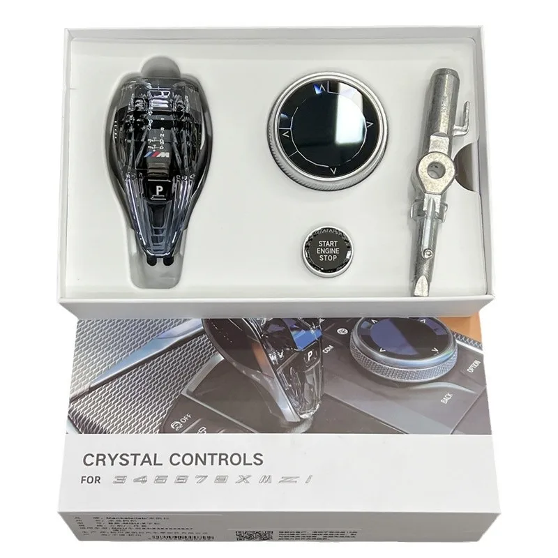 Ручка переключения передач Crystal для 3 серии 5 серий X5 G38 G30 F10 F30 F15 F02, модифицирующий рычаг переключения передач для автомобилей